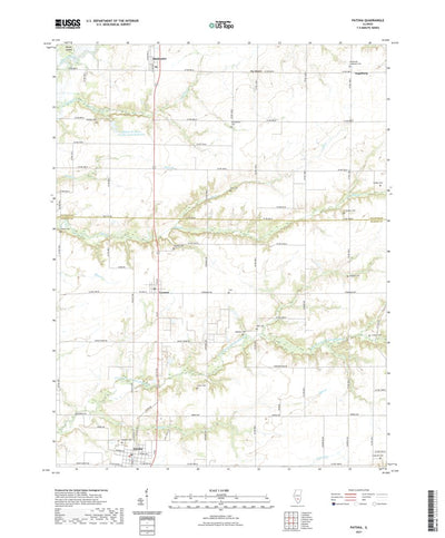 United States Geological Survey Patoka, IL (2021, 24000-Scale) digital map