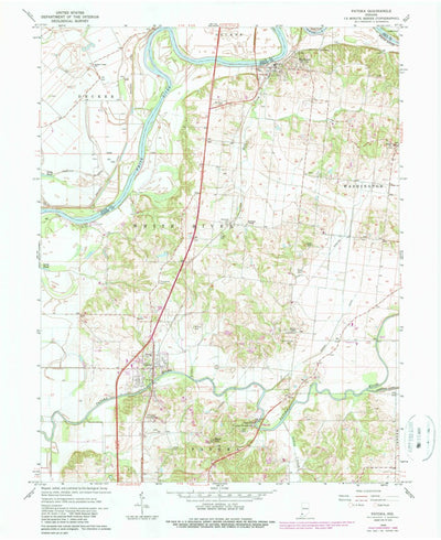 United States Geological Survey Patoka, IN (1959, 24000-Scale) digital map