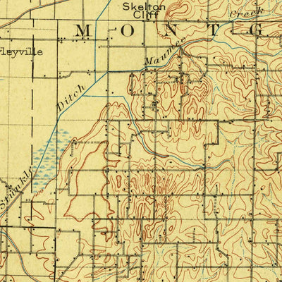 United States Geological Survey Patoka, IN-IL (1903, 125000-Scale) digital map