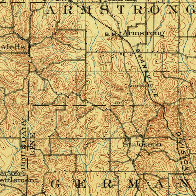 United States Geological Survey Patoka, IN-IL (1903, 125000-Scale) digital map