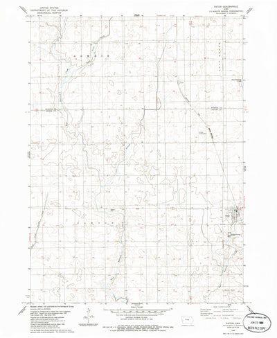 United States Geological Survey Paton, IA (1986, 24000-Scale) digital map
