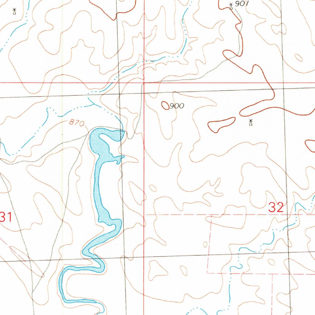 Patricia, SD (1981, 25000-Scale) Map by United States Geological Survey ...