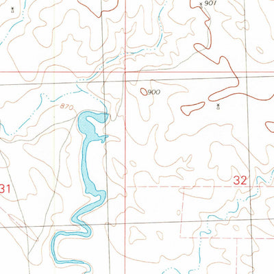 United States Geological Survey Patricia, SD (1981, 25000-Scale) digital map