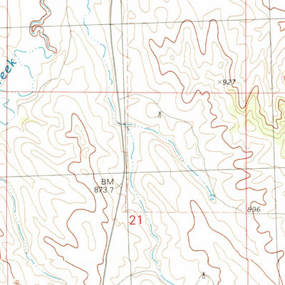 United States Geological Survey Patricia, SD (1981, 25000-Scale) digital map