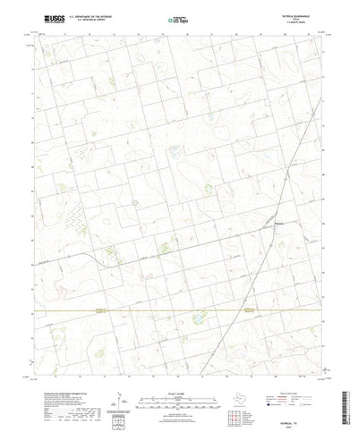 United States Geological Survey Patricia, TX (2022, 24000-Scale) digital map