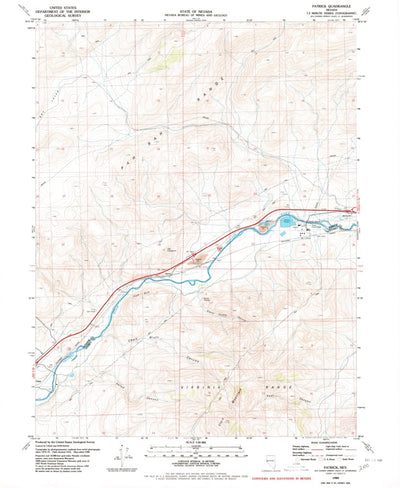 United States Geological Survey Patrick, NV (1970, 24000-Scale) digital map