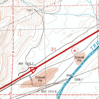 United States Geological Survey Patrick, NV (1970, 24000-Scale) digital map