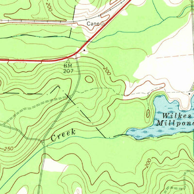 United States Geological Survey Patrick, SC (1968, 24000-Scale) digital map