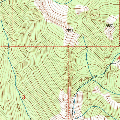 United States Geological Survey Patricks Basin, MT (1995, 24000-Scale) digital map
