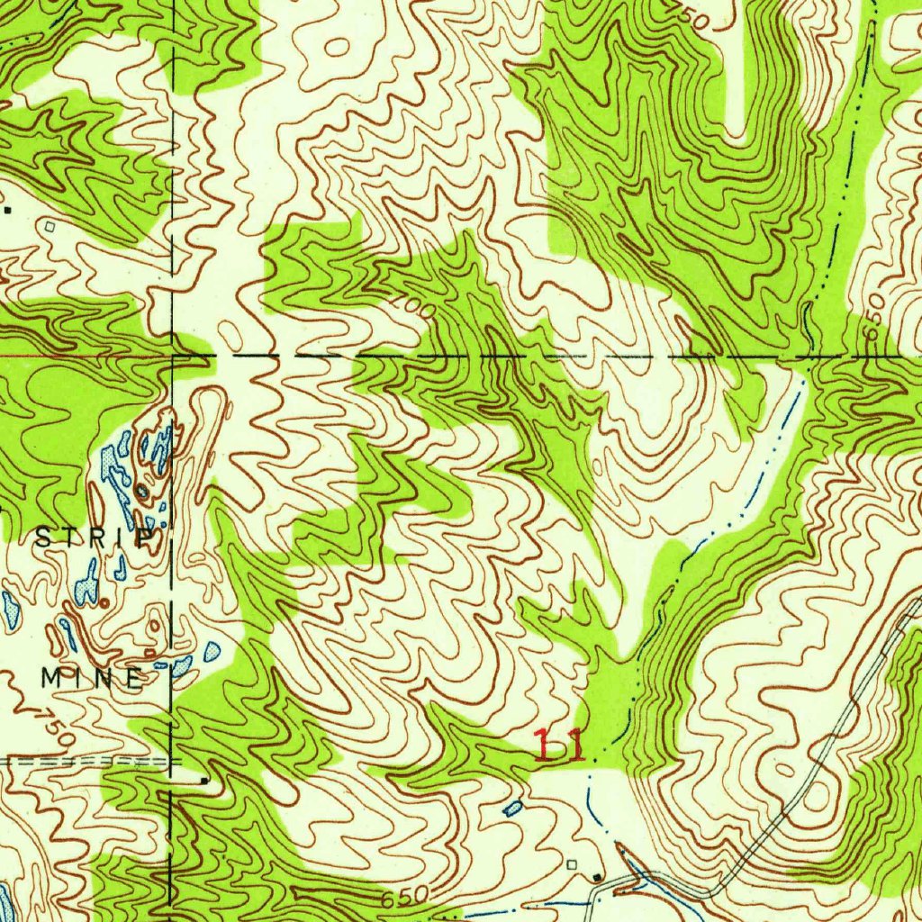 Patricksburg, IN (1956, 24000-Scale) Map by United States Geological ...