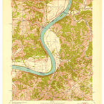 United States Geological Survey Patriot, IN-KY (1951, 24000-Scale) digital map