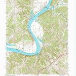 United States Geological Survey Patriot, IN-KY (1981, 24000-Scale) digital map