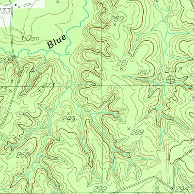 United States Geological Survey Patroon North, TX (1984, 24000-Scale) digital map