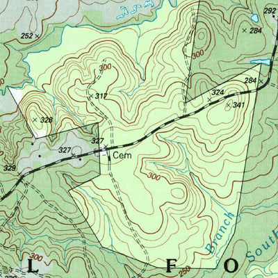 United States Geological Survey Patroon North, TX (2003, 24000-Scale) digital map