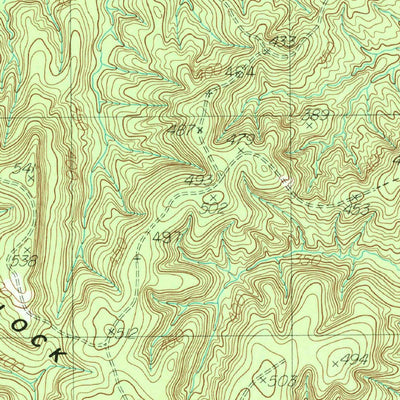 United States Geological Survey Patroon South, TX (1984, 24000-Scale) digital map