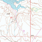 United States Geological Survey Pats Bottom, WY (1971, 24000-Scale) digital map