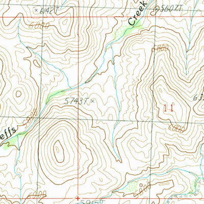 United States Geological Survey Pats Creek, ID (1989, 24000-Scale) digital map