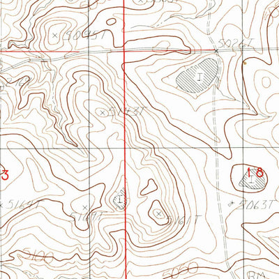 United States Geological Survey Patsy Draw, WY (1984, 24000-Scale) digital map