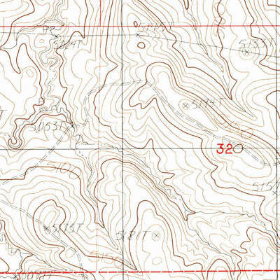 United States Geological Survey Patsy Draw, WY (1984, 24000-Scale) digital map