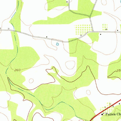 United States Geological Survey Patten, GA (1977, 24000-Scale) digital map