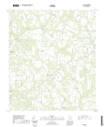 United States Geological Survey Patten, GA (2020, 24000-Scale) digital map