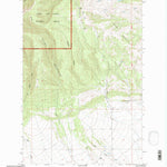 United States Geological Survey Patterson Canyon, MT (1995, 24000-Scale) digital map