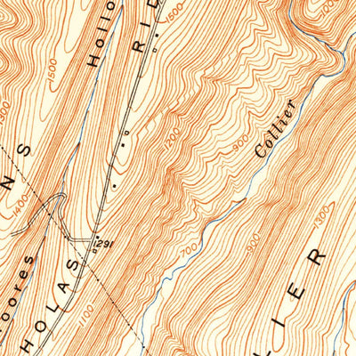 United States Geological Survey Patterson Creek, WV-MD (1951, 24000-Scale) digital map