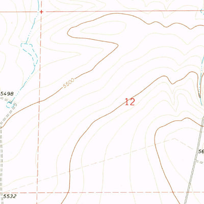 United States Geological Survey Patterson Crossing, CO (1971, 24000-Scale) digital map