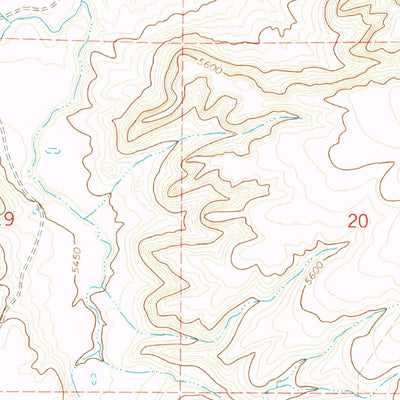 United States Geological Survey Patterson Crossing, CO (1971, 24000-Scale) digital map