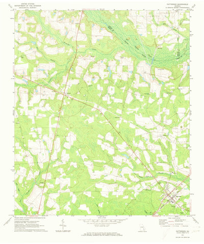 United States Geological Survey Patterson, GA (1971, 24000-Scale) digital map