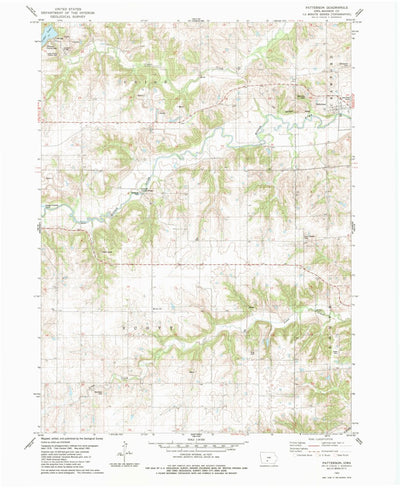 United States Geological Survey Patterson, IA (1983, 24000-Scale) digital map