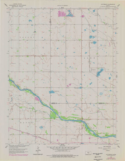 United States Geological Survey Patterson, KS (1958, 24000-Scale) digital map