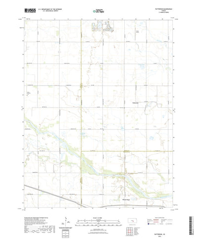 United States Geological Survey Patterson, KS (2022, 24000-Scale) digital map