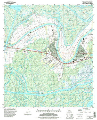 United States Geological Survey Patterson, LA (1994, 24000-Scale) digital map