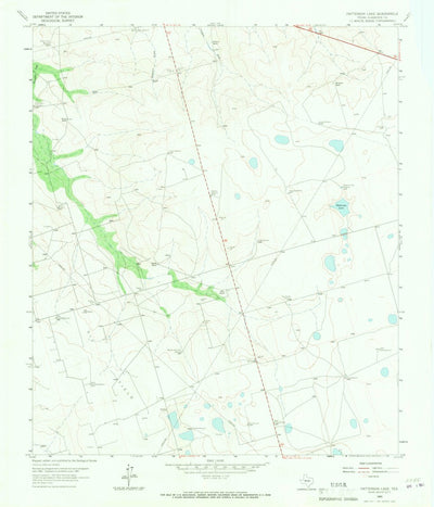 United States Geological Survey Patterson Lake, TX (1965, 24000-Scale) digital map