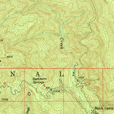 United States Geological Survey Patterson Mountain, CA (1952, 62500-Scale) digital map