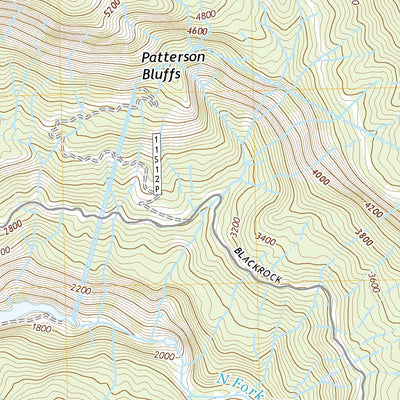 United States Geological Survey Patterson Mountain, CA (2021, 24000-Scale) digital map