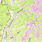 United States Geological Survey Patterson, VA-WV (1964, 24000-Scale) digital map