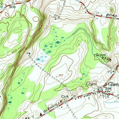 United States Geological Survey Pattersonville, NY (1954, 24000-Scale) digital map