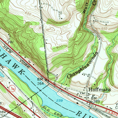 United States Geological Survey Pattersonville, NY (1954, 24000-Scale) digital map