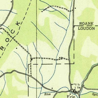 United States Geological Survey Pattie Gap, TN (1936, 24000-Scale) digital map