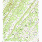 United States Geological Survey Pattie Gap, TN (1973, 24000-Scale) digital map