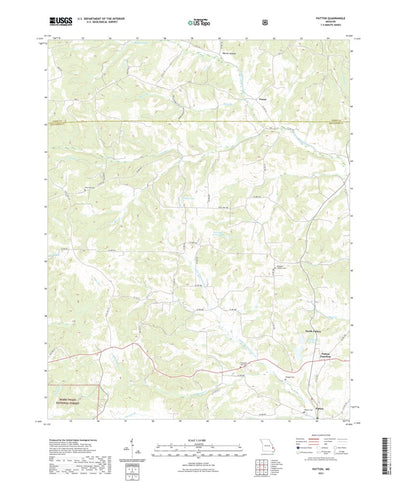 United States Geological Survey Patton, MO (2021, 24000-Scale) digital map