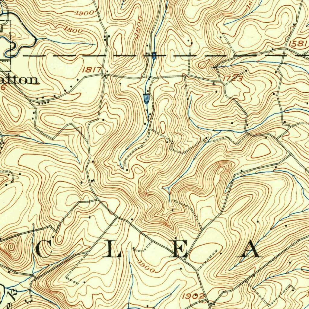 Patton, PA (1902, 62500-Scale) Map by United States Geological Survey ...