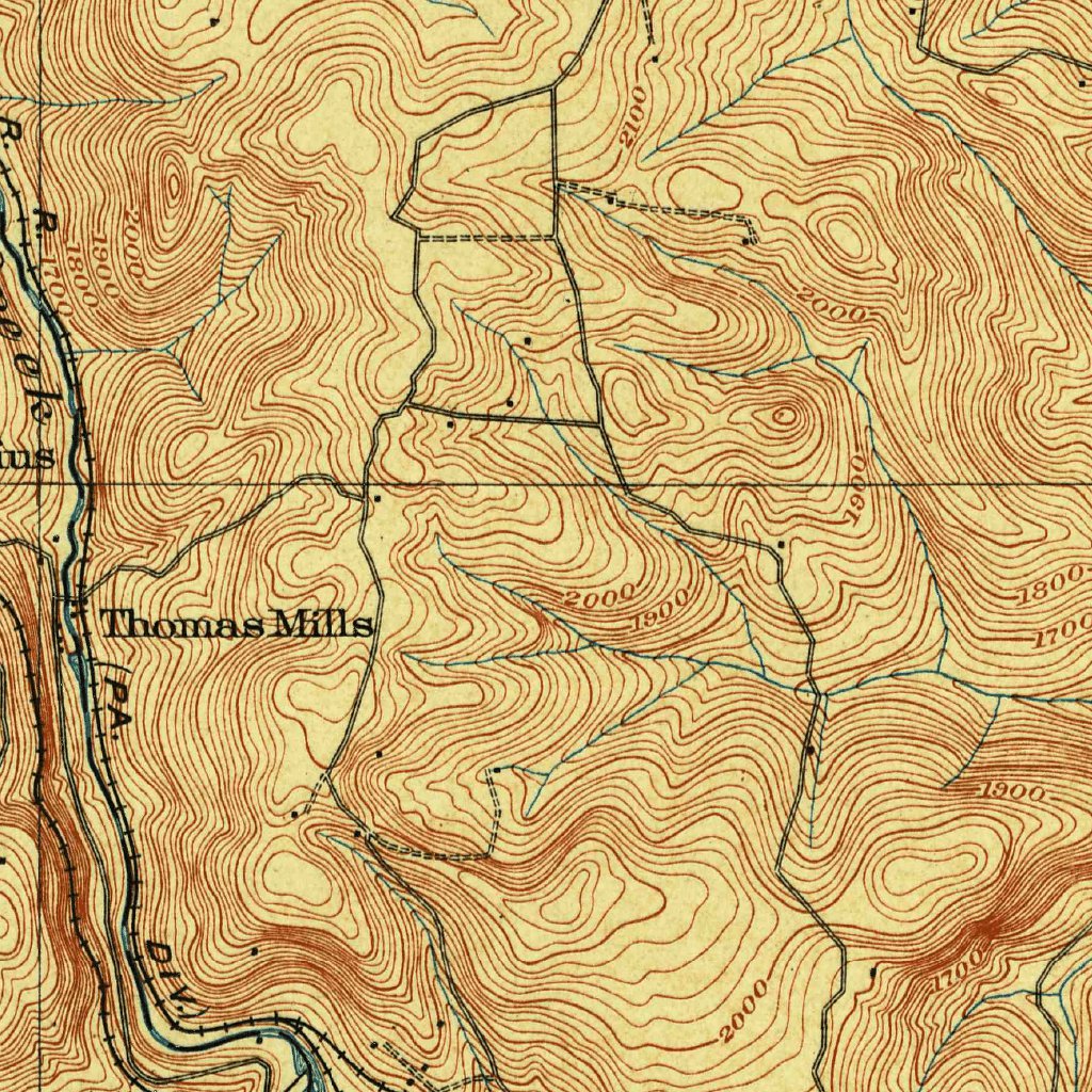 Patton, PA (1904, 62500-Scale) Map by United States Geological Survey ...