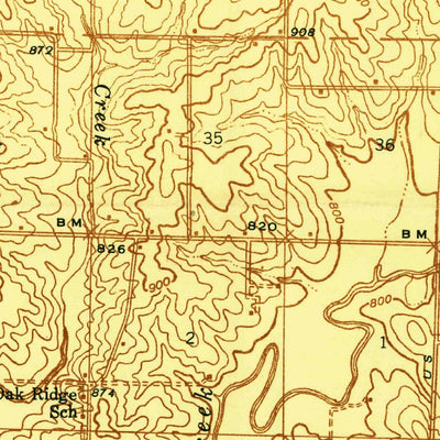 United States Geological Survey Pattonsburg, MO (1946, 48000-Scale) digital map