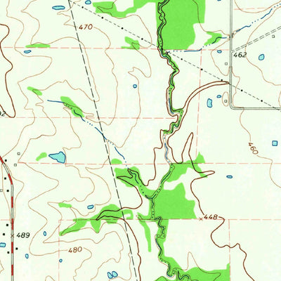 United States Geological Survey Pattonville, TX (1964, 24000-Scale) digital map