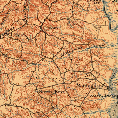 United States Geological Survey Patuxent, MD-DC (1906, 125000-Scale) digital map