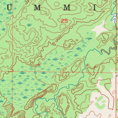 United States Geological Survey Patzau, WI (1954, 24000-Scale) digital map