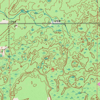 United States Geological Survey Patzau, WI (1954, 24000-Scale) digital map